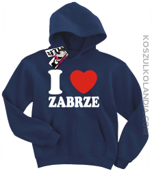 I love Zabrze - bluza dziecięca - granatowy