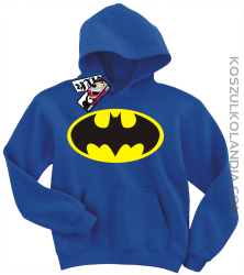 Batman - bluza dziecięca z kapturem - niebieski