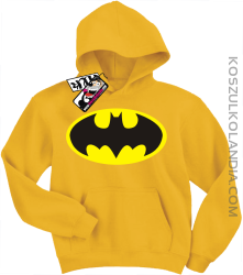 Batman - bluza dziecięca z kapturem - żółty