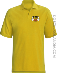 Tak wygląda najlepszy lekarz na świecie - Koszulka męska Polo żółta 