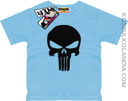 Punisher - koszulka dziecięca - błękitny