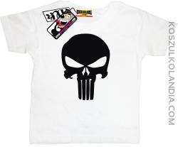 Punisher - koszulka dziecięca - biały