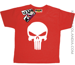 Punisher - koszulka dziecięca - czerwony