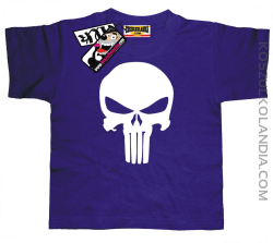 Punisher - koszulka dziecięca - fioletowy