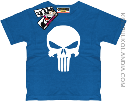 Punisher - koszulka dziecięca - niebieski