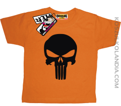 Punisher - koszulka dziecięca - pomarańczowy