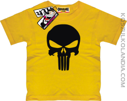 Punisher - koszulka dziecięca - żółty
