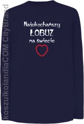 Najukochańszy łobuz na świecie - Longsleeve dziecięcy granat