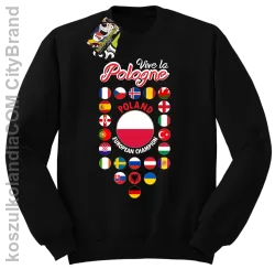 Vive la Pologne-Bluza STANDARD bez kaptura czarna 