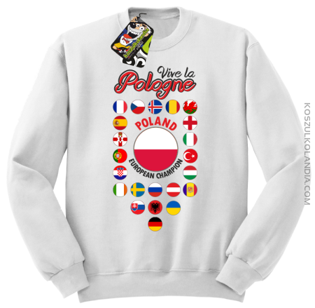 Vive la Pologne-Bluza STANDARD bez kaptura