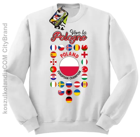 Vive la Pologne-Bluza STANDARD bez kaptura