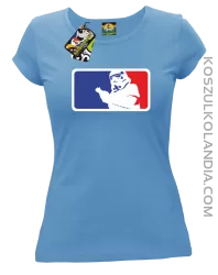 Szturmowiec NBA Parody - koszulka damska błękit 