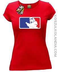 Szturmowiec NBA Parody - koszulka damska czerwona 