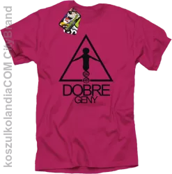 Dobre geny - Koszulka męska fuchsia