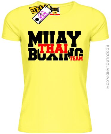 Muay Thai Boxing Team - Koszulka Damska