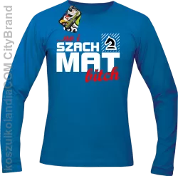 No i szach mat bitch - Longsleeve męski niebieski