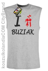 I LOVE Buziak -  bezrękawnik męski TANK TOP - Melanż