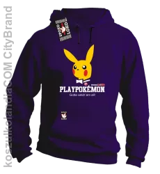 Play Pokemon - Bluza męska z kapturem fiolet