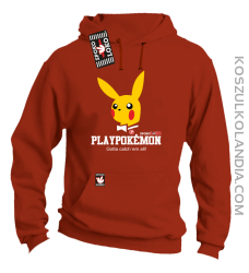 Play Pokemon - Bluza męska z kapturem pomarańcz 