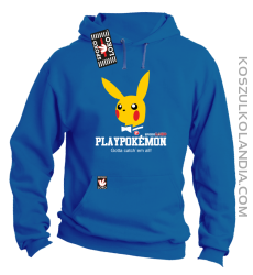 Play Pokemon - Bluza męska z kapturem niebieska 
