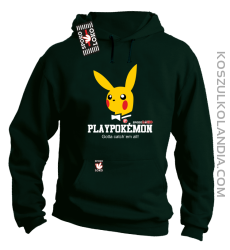 Play Pokemon - Bluza męska z kapturem butelkowa 