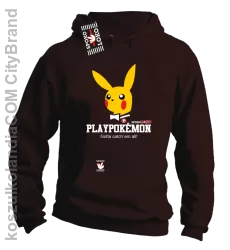 Play Pokemon - Bluza męska z kapturem brąz 