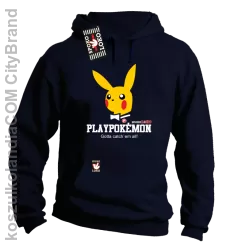 Play Pokemon - Bluza męska z kapturem granat