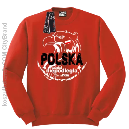 Polska Wielka Niepodległa - Bluza męska standard bez kaptura 