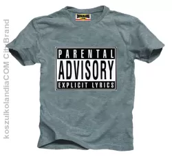 Parental Advisory Explicit Lyrics koszulka 