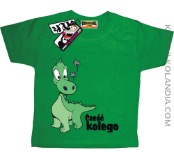 Smoczek Cześć Kolego - koszulka dziecięca - zielony