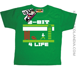 8 BIT Atari 4Life - koszulka dziecięca  - zielony