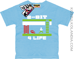 8 BIT Atari 4Life - koszulka dziecięca  - błękitny