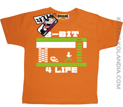 8 BIT Atari 4Life - koszulka dziecięca - pomarańczowy