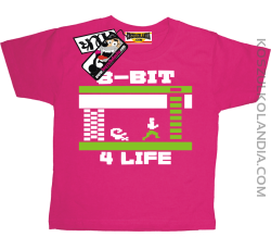 8 BIT Atari 4Life - koszulka dziecięca - różowy