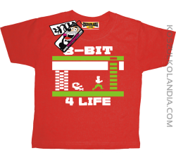 8 BIT Atari 4Life - koszulka dziecięca  - czerwony