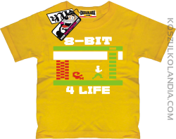 8 BIT Atari 4Life - koszulka dziecięca  - żółty