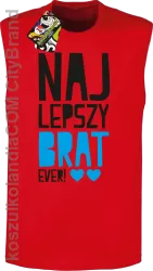 Najlepszy Brat EVER - Bezrękawnik męski  czerwony 