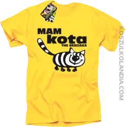 Mam kota the beściaka - Koszulka męska żółta 