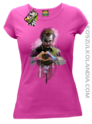 Love Joker Halloweenowy - koszulka damska fioletowa