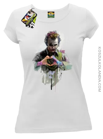 Love Joker Halloweenowy - koszulka damska 