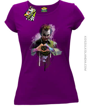 Love Joker Halloweenowy - koszulka damska 
