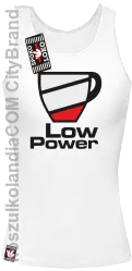 LOW POWER - Top damski biały 