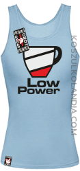 LOW POWER - Top damski błękit 