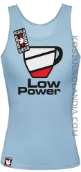 LOW POWER - Top damski błękit 