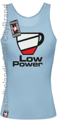 LOW POWER - Top damski błękit 