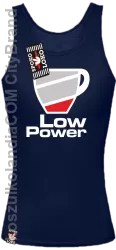 LOW POWER - Top damski granat 