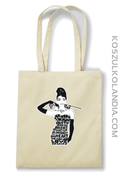 Audrey Hepburn RETRO-ART - Torba EKO beżowa 