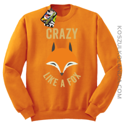Crazy like a Fox - Bluza standard bez kaptura pomarańczowa 