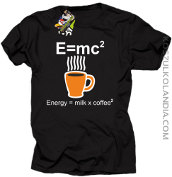 E = mc2 - Koszulka męska czarna