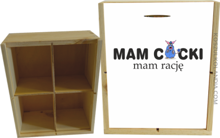 Mam cycki - Mam rację - Skrzyneczka ozdobna 